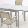 mesa ampliable aluminio